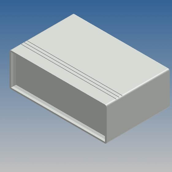 Caja Teko 218 x 141.5 x Prof. a escoger, con paneles de plástico ABS