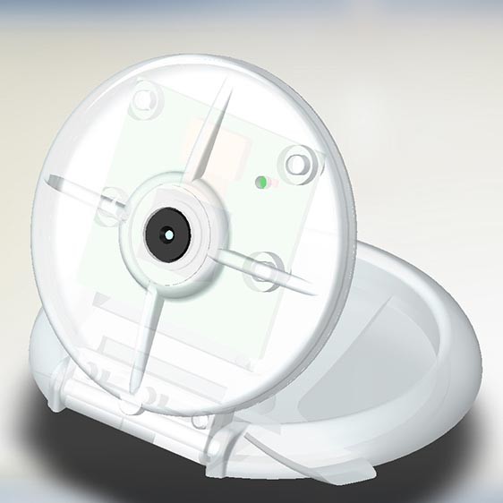 Cámara Raspberry color blanco