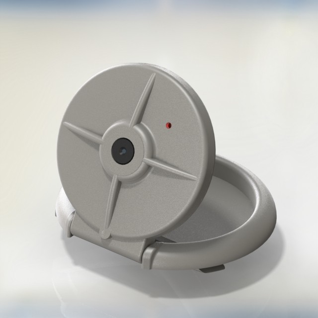 Cámara Raspberry color blanco